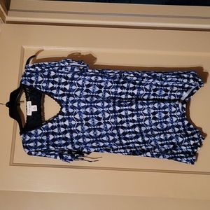 Skye's The Limit pullover v-neck peep slv blouse